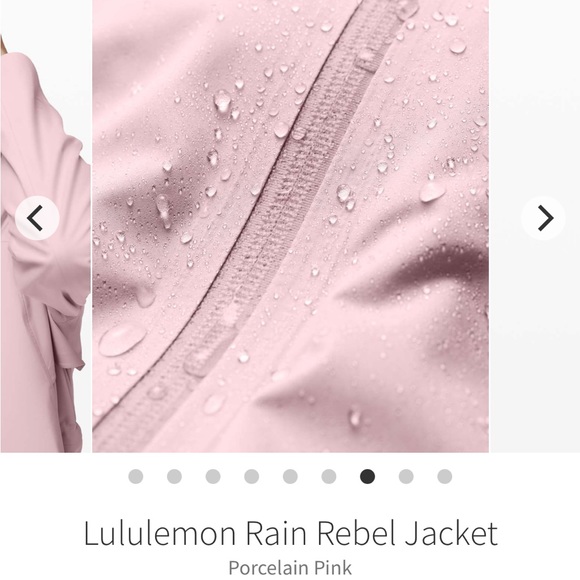Lululemon rain rebel waterproof rain jacket. Size 8 - Picture 3 of 5
